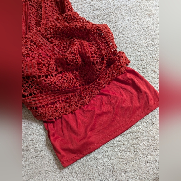 Anthro Greylin Crochet Flower Jumpsuit - Picture 5 of 6